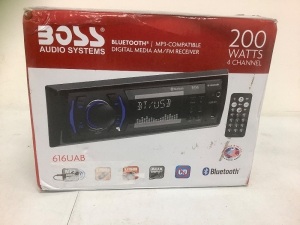 Boss Bluetooth Digital Media Receiver, Untested, E-Commerce Return