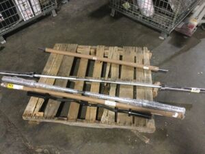 Lot of (5) Weight Lifting Bars 