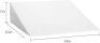 DMI Wedge Pillow to Support and Elevate Neck, Head and Back for Acid Reflux or Feet and Legs to Reduce Back Pain and Improve Circulation with Removable Cover, 7x24x24 Inch, White - NEW