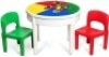Kids Multi Activity Table w/&nbsp;Storage & (10)pc Mini Brick Set. (Chairs Not Included.)&nbsp;&nbsp;Appears New&nbsp;