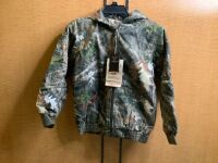 Red Head Insulated Silent hide Youth Jacket, Large, Appears New