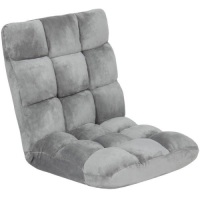 Adjustable Memory Foam Gaming Floor Chair Seat w/ 14 Positions&nbsp;