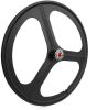 CNCEST 700c 17 Teeth 3-Spoke Fixed Gear Rear Bicycle Wheel 