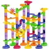 105-Piece Kids STEM Marble Run Coaster Track Toy Set. Appears New 