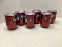 Lot of (6) 16 oz Curved Ultra Tumbler, Georgia, Appears New