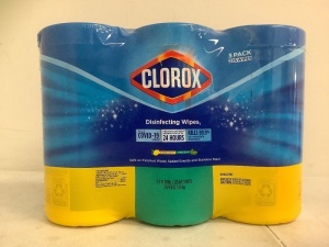 3 Pack Clorox Disinfecting Wipes, New