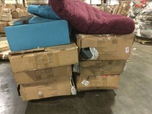 New & E-Commerce Return Incomplete & Mixed Multi-Box Couches 