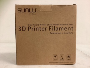 3D Printer Filament, E-Comm Return