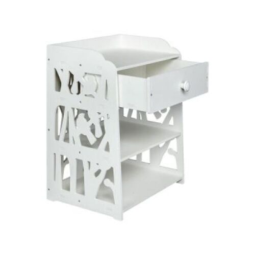 3 Tiers Wooden Bed Side End Table Nightstand Storage Shelf&nbsp;