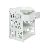 3 Tiers Wooden Bed Side End Table Nightstand Storage Shelf&nbsp;