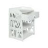 3 Tiers Wooden Bed Side End Table Nightstand Storage Shelf&nbsp;