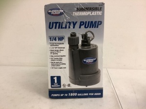 Utility Pump, E-Comm Return