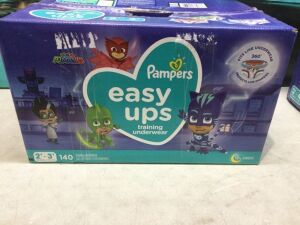 Pampers Easy Ups Training Underwear, Size 2T-3T, 140 ct 