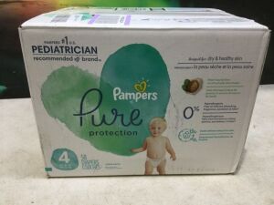 Pampers Pure Protection Baby Diapers, Size 4, 58 ct 