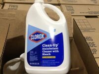 Lot of (27) Cases of Clorox Clean-Up Disinfectant Cleaner with Bleach, 1 Gal, 4 Ct