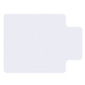 Lot of (2) 48" x 36" Rectangle PVC Floor Mat Protector Studded Back 