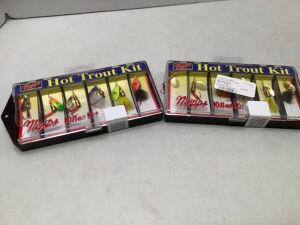 Lot of (2) Hot Trout Kit, Some cracks on boxes, Ecommerce Return