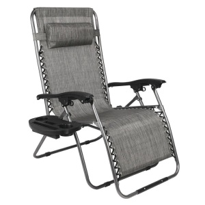 Bonnlo Zero Gravity Patio Lounge Chair w/ Cup Holder  