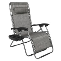 Bonnlo&nbsp;Zero Gravity Patio Lounge Chair w/ Cup Holder&nbsp;&nbsp;