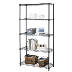 5-Tier Wire Rack Shelving, Capacity for 330 lbs 