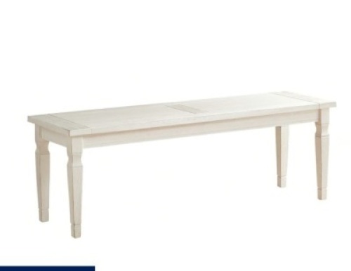 Pier1&nbsp;Bradding Dining Bench in Rain White. New