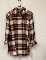 Natural Reflections Womens Flannel, Large, Appears New