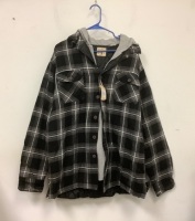 Red Head Mens Flannel Jacket, XL, Appears New