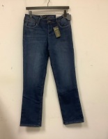 Natural Reflections Womens Flannel Lined Jeans, Size 8, Appears New