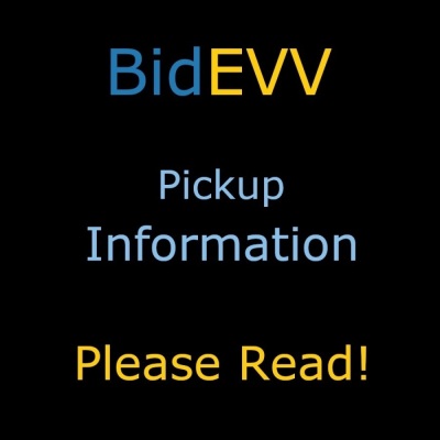 PICKUP INFORMATION FOR BIDEVV WEST LOCATION - PLEASE READ!