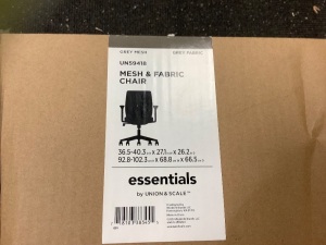 Essentials Mesh and Fabric Office Chair, Appears New