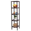 5-Tier Multipurpose Bamboo Tower Shelf