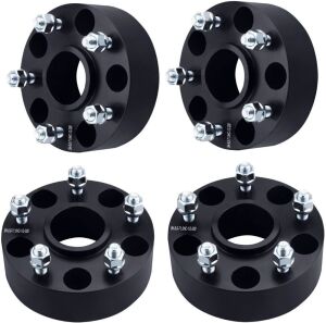 4PCS 5x5 5x127 Hubcentric Wheel Spacers with 1/2" Studs + 71.5mm Center Bore CB | fits for Jeep Commander Grand Cherokee Wrangler