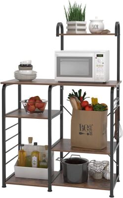 SogesPower Kitchen Bakers Rack Microwave Stand 