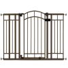 Summer Multi-Use Decorative Extra Tall Walk-Thru Baby Gate, Metal, Bronze Finish - 36” Tall, Fits Openings up to 28.5” to 48” Wide