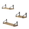 Set of 3 Floating Wall Shelves