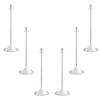 Mr. Chain 91501-6 White Stanchion, 2" Link x 41" Overall Height, Pack of 6