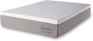 Slumber Solutions 14" Gel Memory Foam Medium Firm Mattress, Queen 