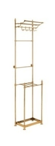 Happimess&nbsp;Tenley 80 Inch Tall Coat Rack with Four Hooks and Umbrella Stand. Appears New