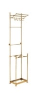 Happimess&nbsp;Tenley 80 Inch Tall Coat Rack with Four Hooks and Umbrella Stand. Appears New