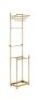 Happimess&nbsp;Tenley 80 Inch Tall Coat Rack with Four Hooks and Umbrella Stand. Appears New