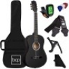 Beginner Acoustic Guitar Set w/ Case, Strap, Digital Tuner, Strings - 38in&nbsp;