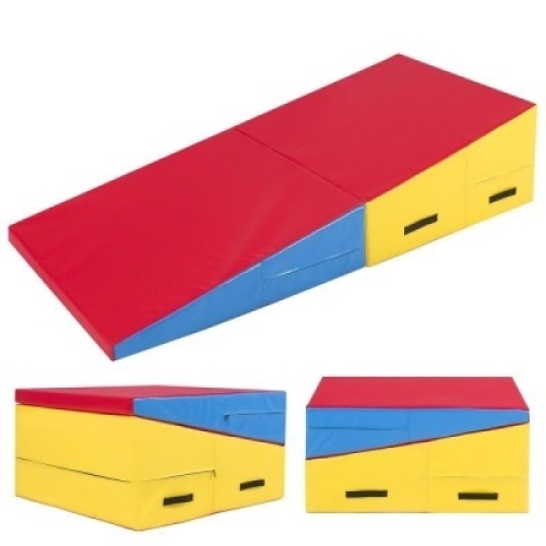 71x30x14in Folding Gymnastics Incline Mat. Appears New