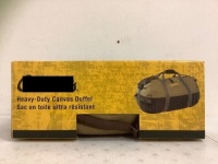 30" Heavy Duty Canvas Duffel, Appears New