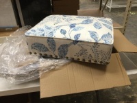 Pier1 Lily Ottomanin Artemis Mallard. NEW