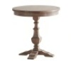 Pier1 Bradding Round End Table in Gray. New