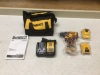 DeWalt 12V Brushless Drill/Driver with (2) Batteries and Charger. Appears New