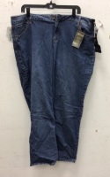 Natural Reflections Womens Jeans, 20WP, New with Missing Button Hole