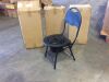 Lot of (3) Portable Folding Camping Toilet with Backrest 