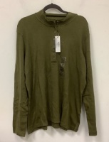 Natural Reflections 10-Button Mock Turtleneck Long-Sleeve Shirt for Ladies, Appears New, 1X