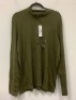 Natural Reflections 10-Button Mock Turtleneck Long-Sleeve Shirt for Ladies, Appears New, 1X